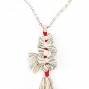 ● Textus hosszú, szövött textilnyaklánc●