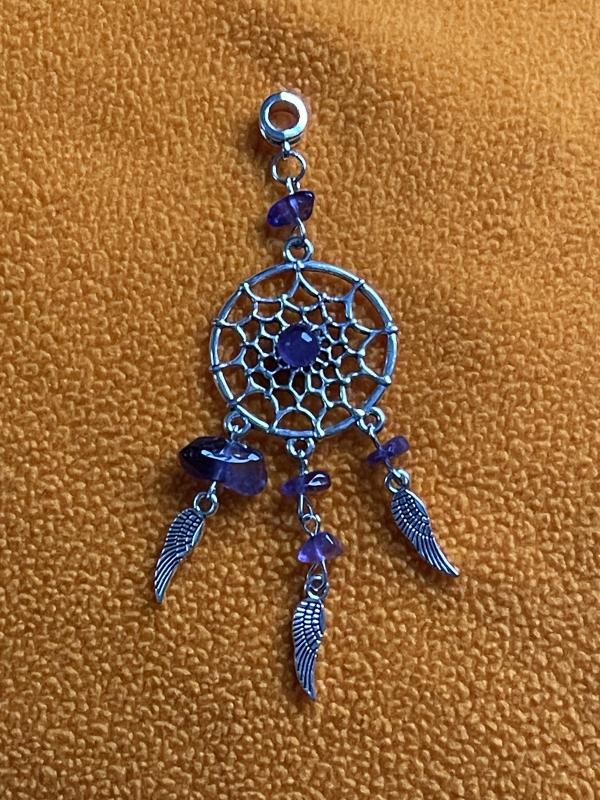 Akvamarin Ásvány  Álomcsapda  Kulcstartó Charm