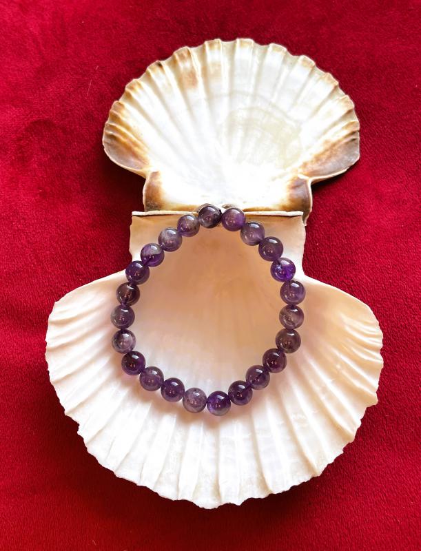 Ametiszt „Lila Misztikum” Női Ásvány Karkötő Leírás