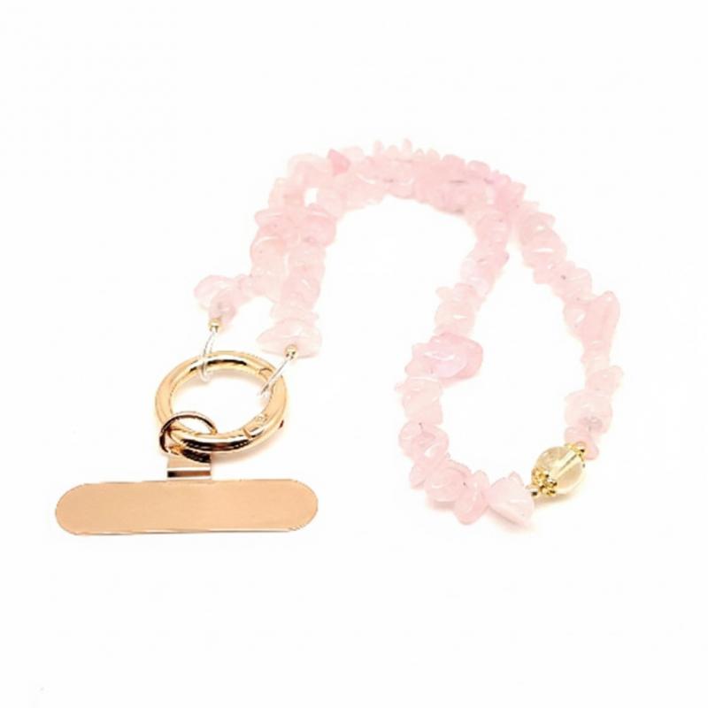 Angyali Szeretet – Rózsakvarc Ásvány Telefonlánc