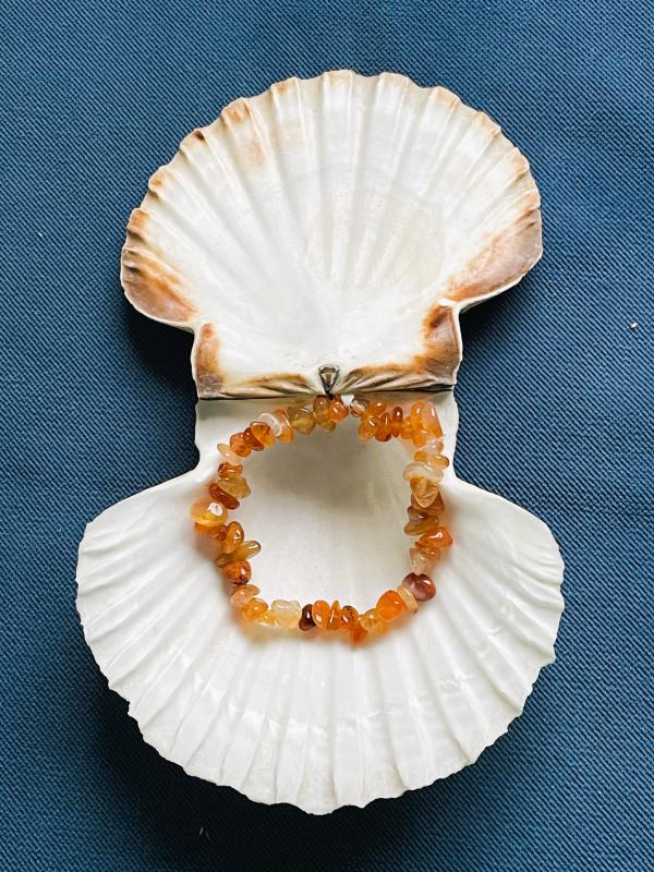 Belső Napfény – Természetközeli karneol karkötő