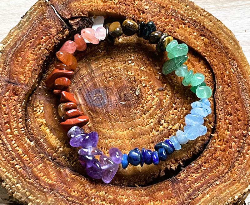 Életfolyam – Természetközeli csakra karkötő