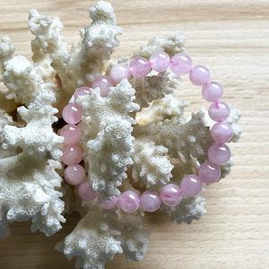 Feltétel Nélküli Szeretet – Rózsakvarc ásvány karkötő (8 mm)