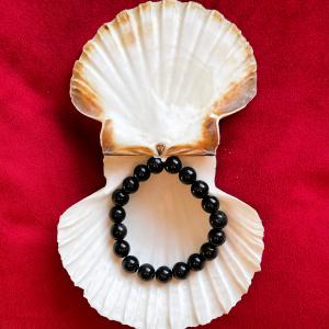 Kék Goldstone „Csillagos Éj” Női Ásvány Karkötő