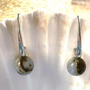 Tenger Morajlása – Óceán jáspis fülbevaló