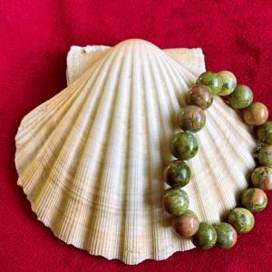 Unakit „Természet Egyensúlya” Férfi Ásvány Karkötő