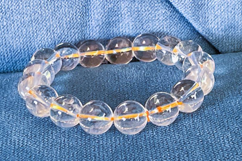 Hegyikristály „Kristálypajzs” Robusztus Férfi Karkötő