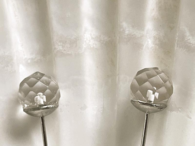 Kristálytiszta Fény – Fazettált hegyikristály golyó fülbevaló