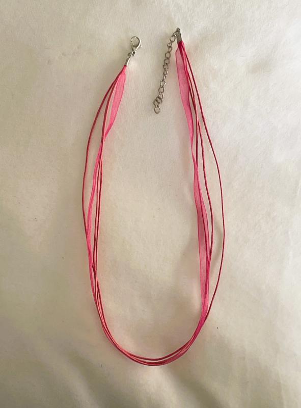 Pink Organza Nyaklánc – Életöröm és Bőség