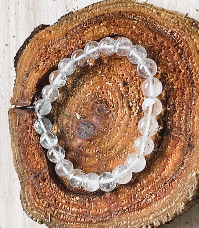 Természetes Fény – Natural hegyikristály karkötő (8-9 mm)