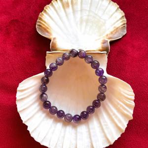 Ametiszt „Lila Misztikum” Női Ásvány Karkötő Leírás
