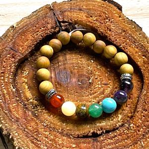 Belső Egyensúly – Szantálfa csakra karkötő