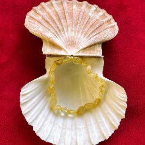 Citrin „Arany Sugár” Női Ásvány Karkötő