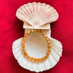 Citrin Madeira „Naplemente Fénye” Női Ásvány Karkötő