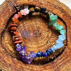 Életfolyam – Természetközeli csakra karkötő