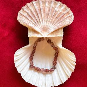 Eperkvarc „Lélekmelengető” Női Ásvány Karkötő