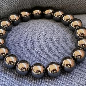 Hematit „Acélos Akarat” Férfi Ásvány Karkötő