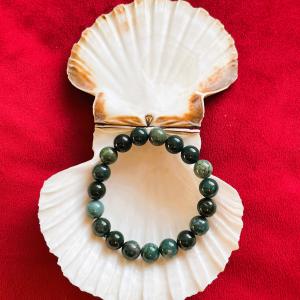 Mohaachát „Erdei Ösvény” Férfi Ásvány Karkötő