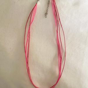 Pink Organza Nyaklánc – Életöröm és Bőség