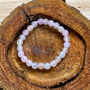 Szivárvány Szerencse – Színes jáde gyerek karkötő