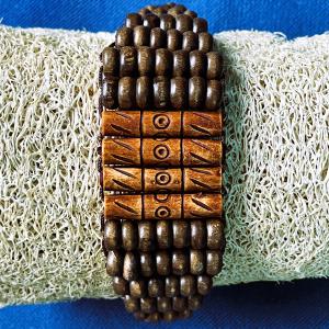 Többsoros Egzotikus Fa Karkötő – Földelő Energiák