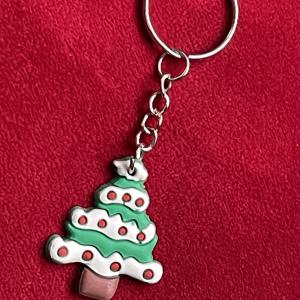 Ünnepi Karácsonyi Gumi Kulcstartó