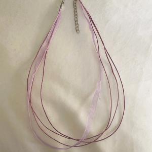 Világoslila Organza Nyaklánc – Az Intuitív Érzékelés