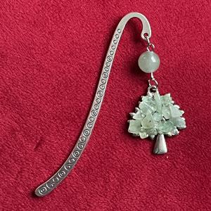 Zöld Aventurin Ásvány Életfa Könyvjelző