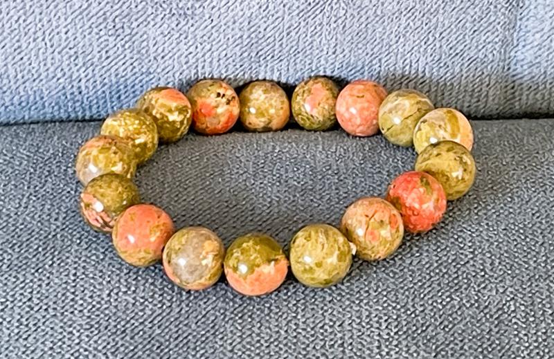 Unakit „Természet Egyensúlya” Férfi Ásvány Karkötő