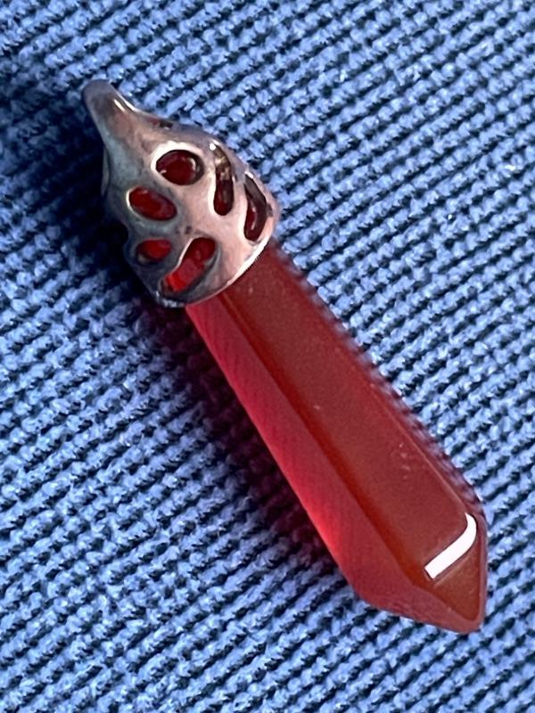 Vörös Karneol Ásvány Medál