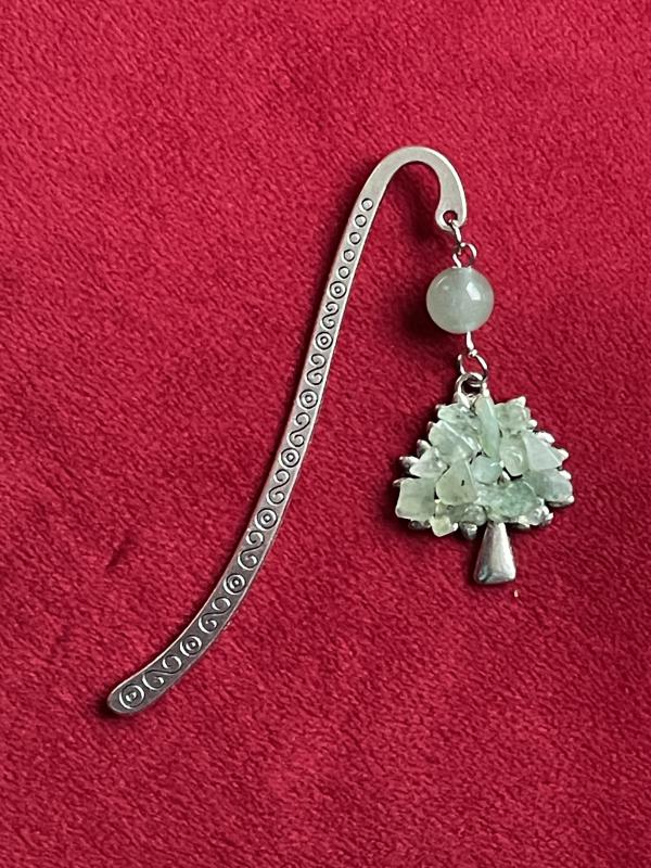 Zöld Aventurin Ásvány Életfa Könyvjelző