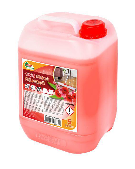 Civis Piros felmosószer 5L virág