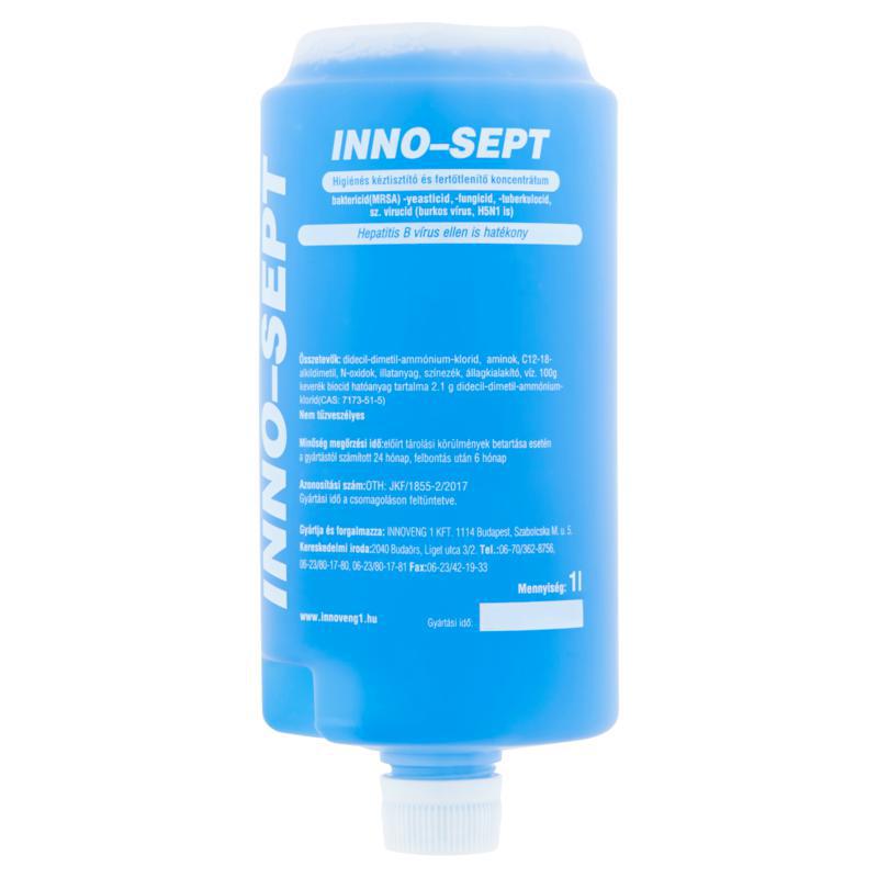 Inno-Sept Fertőtlenítő és vírusölő folyékony szappan 1l UT.