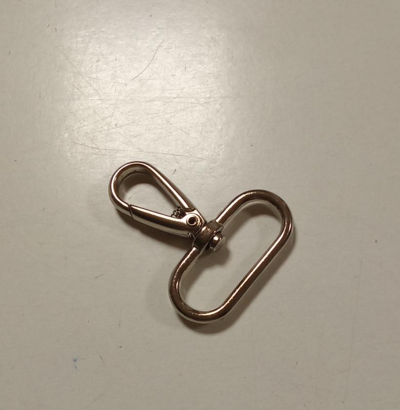 Fém karabíner 30 mm nagy kiszerelés