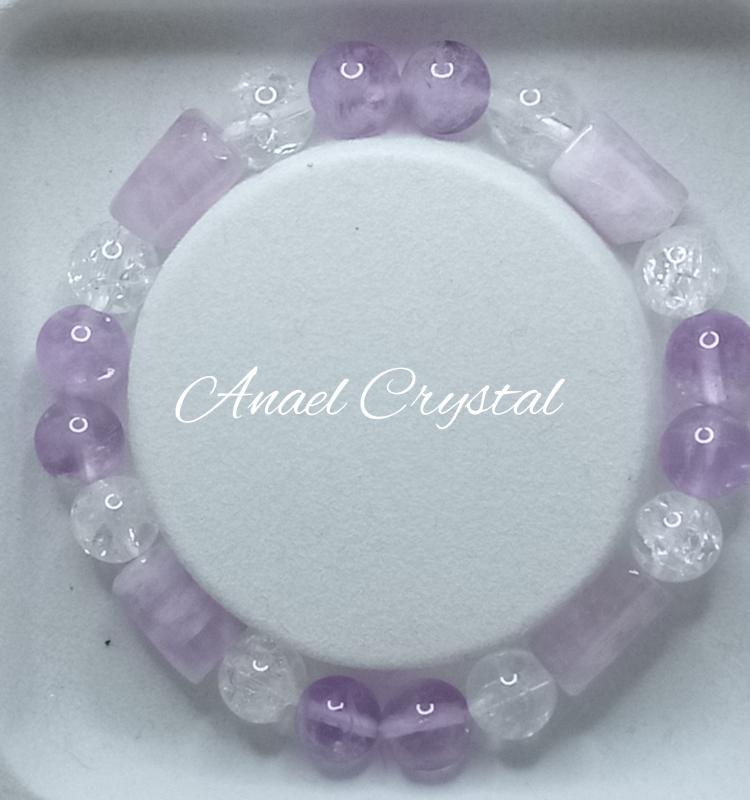 Levendula Ametiszt -Hegyikristály18 cm