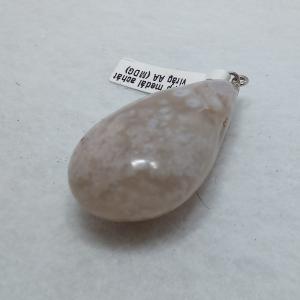 Achát (virág) csepp medál