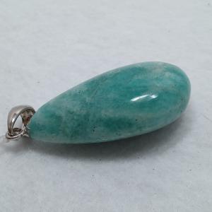 Amazonit csepp medál