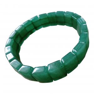 Aventurin extra fazettált tégla karkötő19 cm