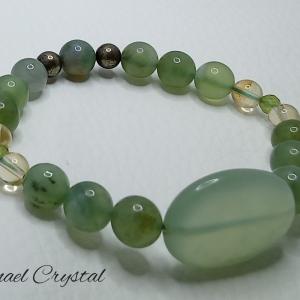 Jáde-Citrin-Pirit-Peridot 18 cm