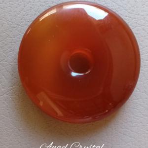 Karneol fánk medál