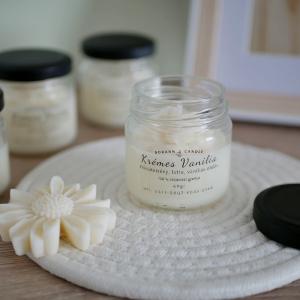 Krémes vanília illatgyertya