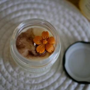 Narancs és csoki illatgyertya