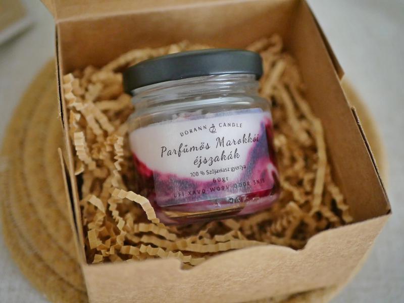 Parfűmös marokkói éjszakák illatgyertya