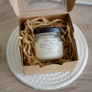 Krémes vanília illatgyertya