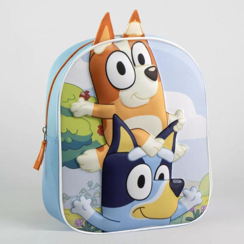 Bluey Nature 3D hátizsák, táska 29 cm