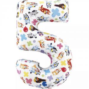 Bluey Friends 3-4-5-ös szám fólia lufi 66 cm