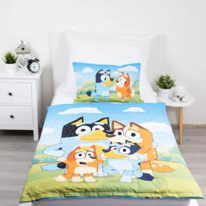 Bluey Happy Family gyerek, ovis ágyneműhuzat