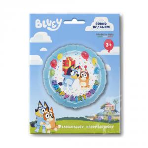Bluey Party fólia lufi 46 cm