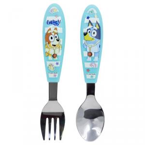 Bluey Yummy fém ergo evőeszköz készlet - 2 darabos
