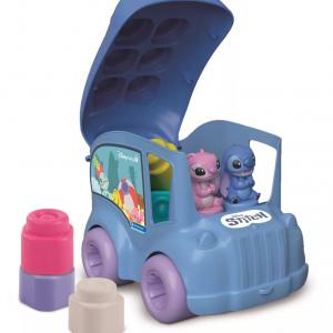 Disney Lilo és Stitch, A csillagkutya Clemmy szenzoros formaválogató busz Clementoni